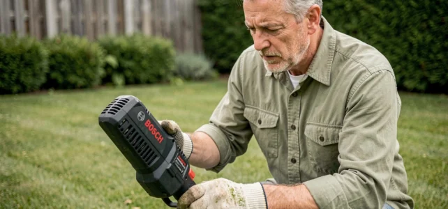 Guide pratique pour changer le fil du Bosch AdvancedGrassCut 36 facilement